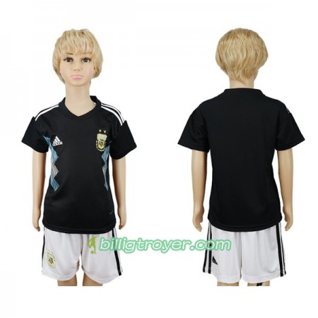 Billige Fotballdrakter Argentina Barn VM 2018 Bortedraktsett